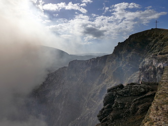 Masaya Nationalpark - Am Vulkan