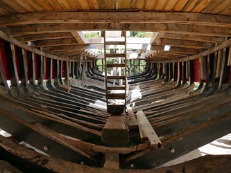 Traditioneller Schiffsbau