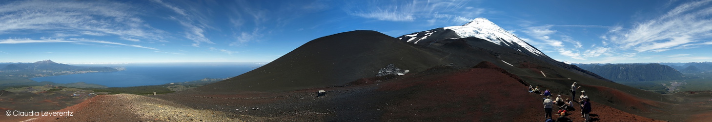 Panoramablick am Osorno-Vulkan