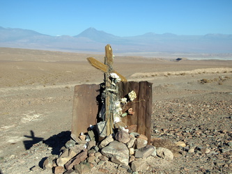 Grab in der Wüste auf dem Weg nach San Pedro