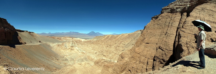 Panoramablick über das Tal des Todes