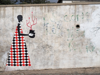 Modernes Wandbild in Tarrafal
