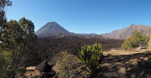 Blick über die Lavafelder
