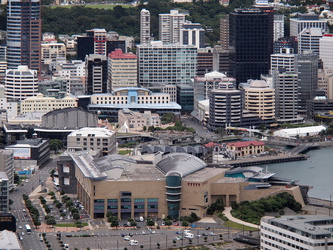 Blick auf das Museum in Wellington