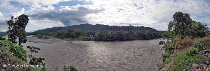 Panorama am Anzu-Fluss