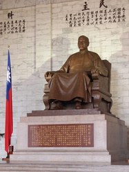 Skulptur von Chiang Kai Shek
