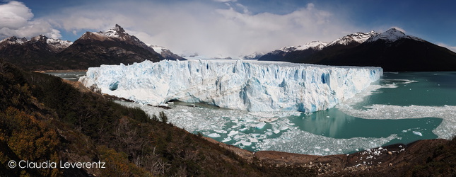 Panoramablick auf den Perito Moreno
