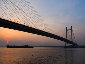 Vidyasagar Setu - Brücke über den Hugli-Fluss