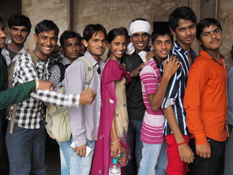 Indische Besucher im Charminar