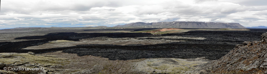 Lavafelder des Krafla-Vulkans