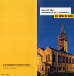 2012 - Berliner Bank - Titelbild Einladungskarte