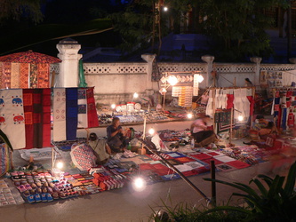 Nachtmarkt in Luang Prabang