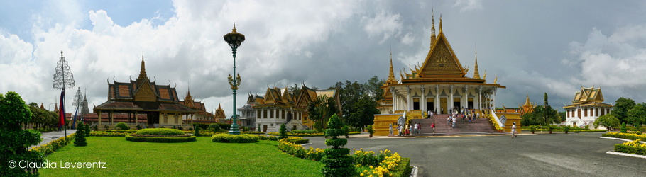 Phnom Penh - Königspalast-Panorama