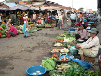 Markt in Kampong Thom