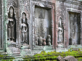 Ta Prohm-Tempel - Reliefs