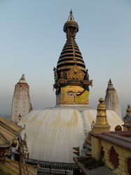 Stupa in der Swayambhunath-Tempalanlage