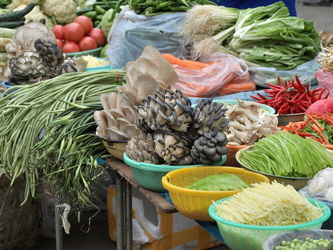 Gemüse auf dem Markt