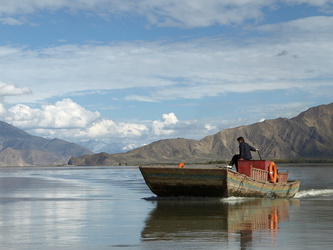 Bootsfahrt auf dem Brahmaputra