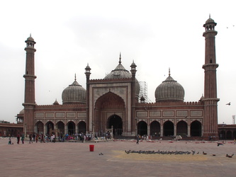 Das Hauptgebäude der Moschee