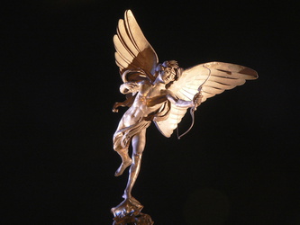 Eros-Figur auf dem Shaftesbury Memorial Fountain