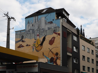 Köln - Marzellenstraße Wandbild