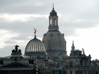 Dresden - Kuppel und Frauenkirche