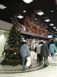 Flughafen Bahrain - Weihnachtsdekoration