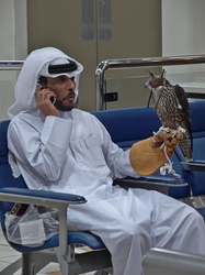 Flughafen Bahrain - Warten auf den Flug