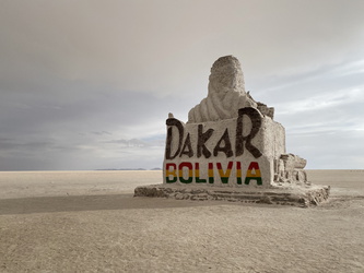 Salar de Uyuni - Monumento al Dakar