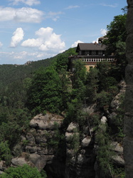 Oybin - Ausblick von der Burg