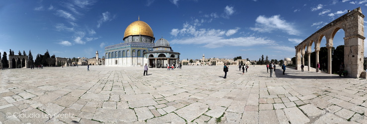 Panoramablick am Felsendom