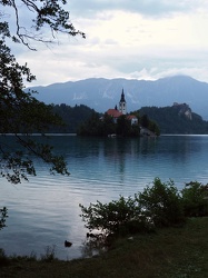 See in Bled mit Kirche