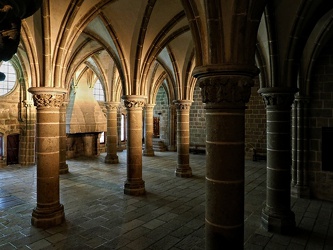 Le Mont-Saint-Michel - Abtei - Rittersaal