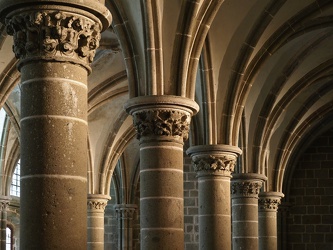 Le Mont-Saint-Michel - Abtei - Rittersaal