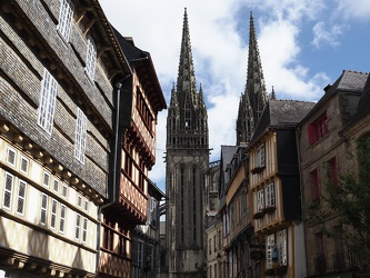 Quimper - Altstadt - Cathedrale Saint-Corentin
