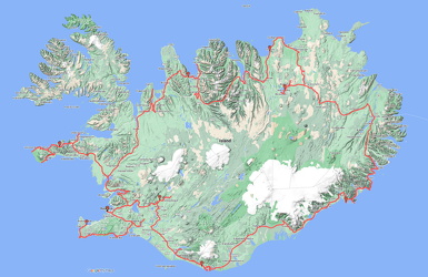 Reiseroute - © Google My Maps