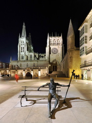 Burgos - Pilgerskulptur