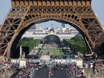 Jardins du Trocadéro und Eiffelturm