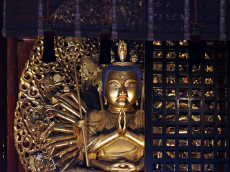 Buddha im Nikkozan Rinnoji-Tempel